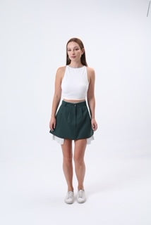 Olive green School's Skirt